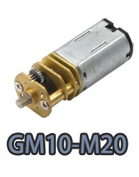 GM10-M20 pequeno motor elétrico dc redutor montado.webp
