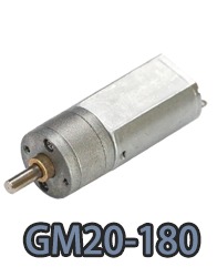 GM20-180 motor elétrico dc com engrenagens pequenas.webp