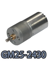GM25-2430 motor elétrico dc com engrenagem de dente reto pequeno.webp