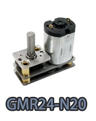 GMR24-N20 motor elétrico dc com engrenagens pequenas.webp